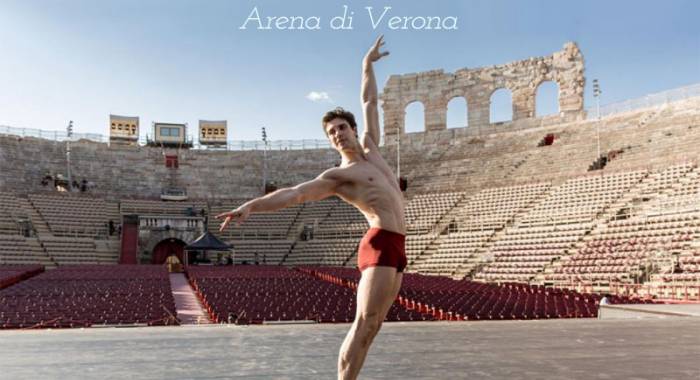 Country hotel b&B in Verona: Roberto Bolle in Arena for the gala of the dance 2017