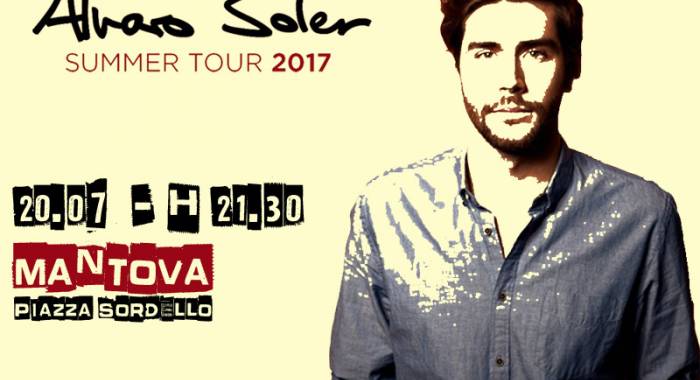 B&B for Alvaro Soler’s concert in Mantua on July 20th, 2017