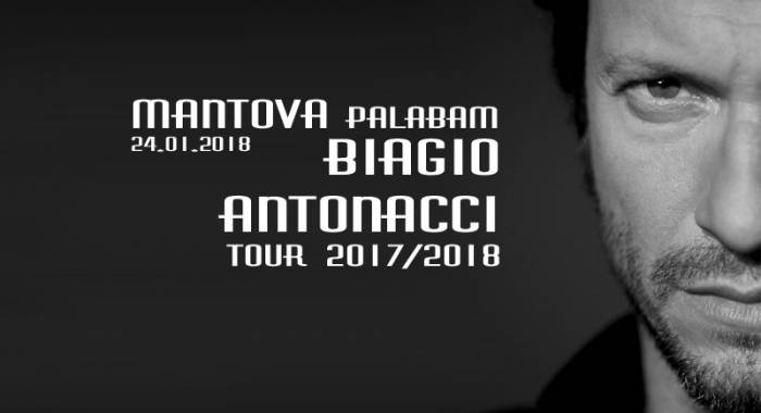 Biagio Antonacci in concert  at Mantova Palabam:  the relais b&b where to sleep in January 2018