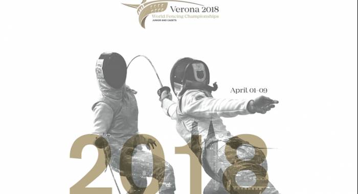 World Fencing Championship in Verona 2018: Junior and Cadets is competing next April