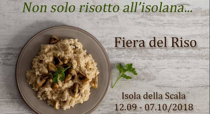 Rice Fair 2018 in Isola della Scala: our relais b&b for your relaxing time