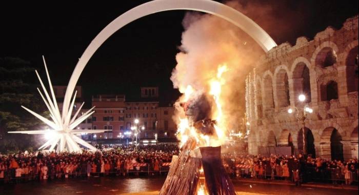 The unmissable Epiphany bonfire returns to Verona and Mantua