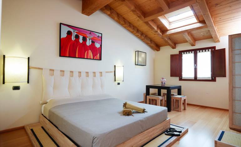 Okome: ampia camera in stile giapponese