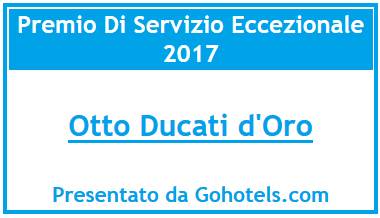 Gohotels.com rewards Otto Ducati d'Oro for exceptional service